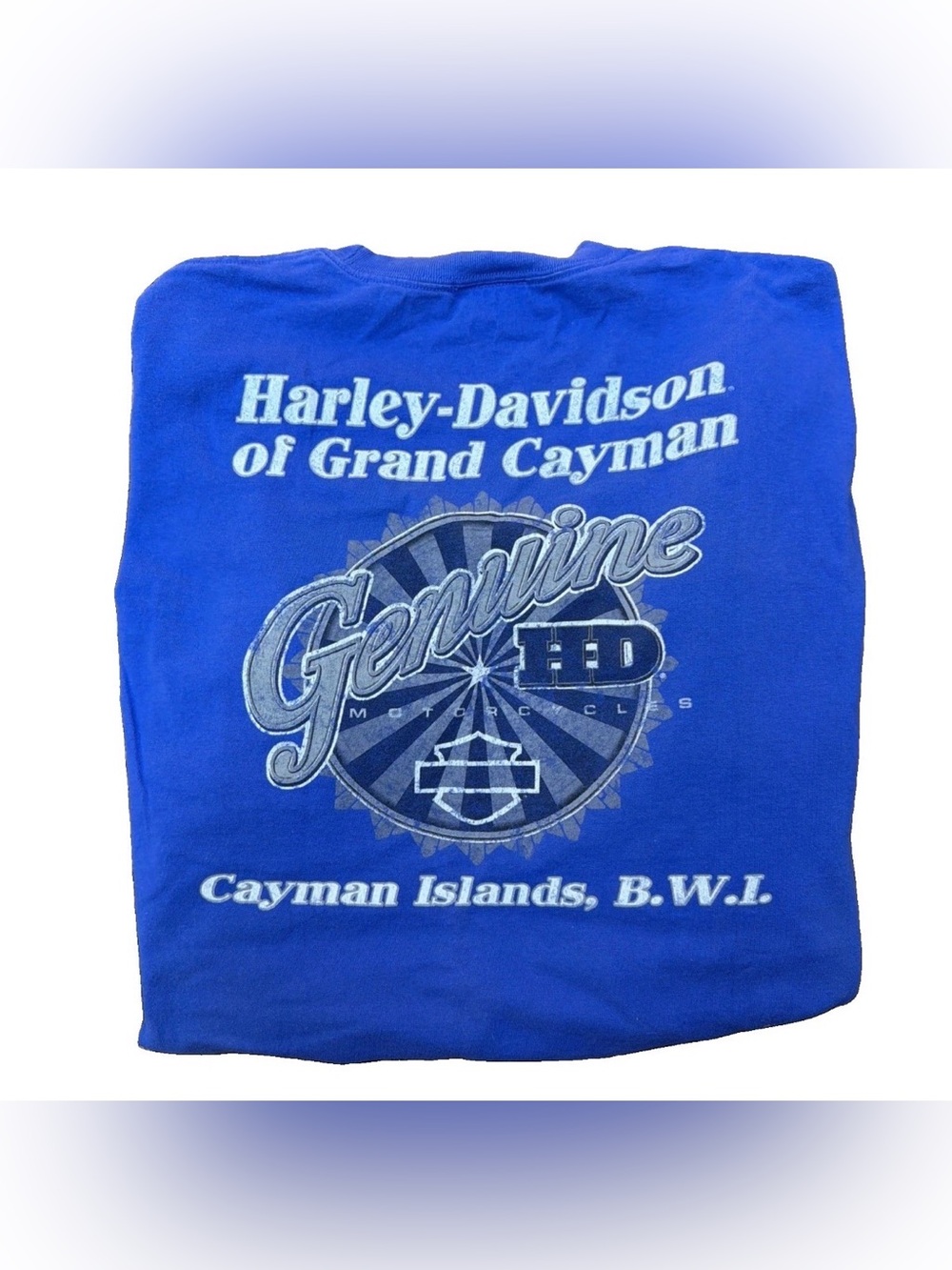 Harley-Davidson Grand Cayman Islands B.W.I.  T-Shirt 2XL